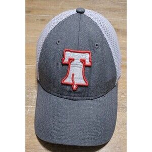 Philadelphia Phillies New Era 39Thirty MLB BP Liberty Bell S/M Hat Cap Gray Red